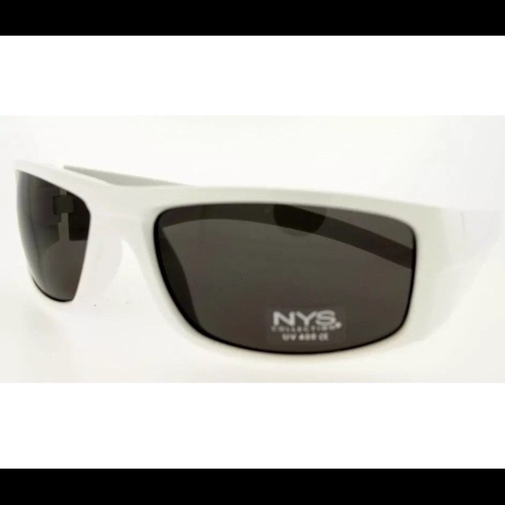 NWT NYS Collection white gram sunglasses unisex